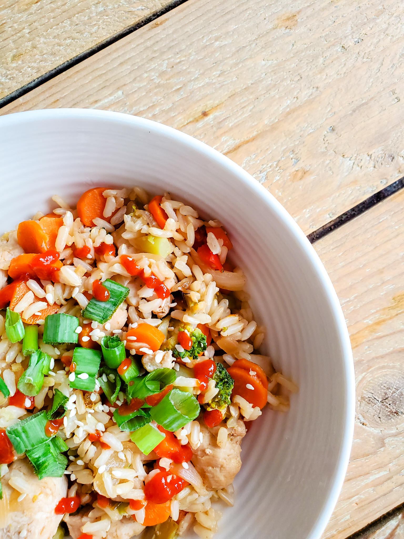 Honey Ginger Chicken Bowls